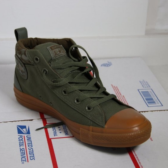Converse All Star Mid Combat Zone Casual Sneakers - Picture 2 of 7